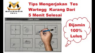 8 GAMBAR MUDAH TES WARTEG  SIMPEL MUDAH amp CEPAT  dijamin 100 lolos [upl. by Retla]