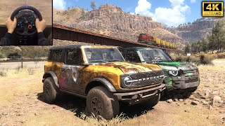 Rebuilding Ford Bronco amp Land Rover Defender  Forza Horizon 5  Logitech g29 gameplay [upl. by Edlyn]