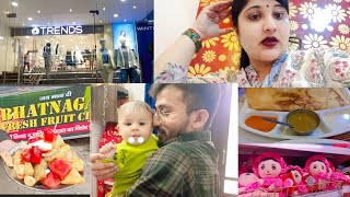 Aaj gaye Shopping🛍️💸 krne or dosa khane😋😋 dailyvlog dailyroutine vlog shopping dosa cutebaby [upl. by Eta768]