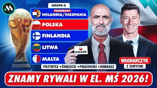 LOSOWANIE EL MŚ 2026 POLSKA POZNAŁA RYWALI W GRUPIE [upl. by Asirram]