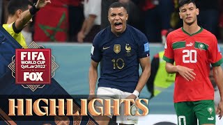 France vs Morocco Highlights  2022 FIFA World Cup  Semifinals [upl. by Auberbach]