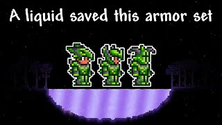 How a Liquid Saved Chlorophyte Armor  Terraria 1449 [upl. by Harold875]