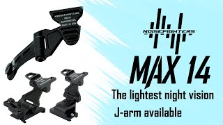 The lightest PVS14 Jarm available  7075T6 aluminum  Noisefighters MAX14 [upl. by Cayla197]