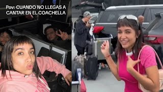 La odisea de María Becerra para poder cantar con J Balvin en Coachella llegó en helicóptero [upl. by Atsugua883]