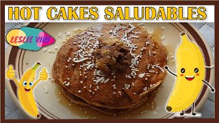 HOTCAKES CASEROS SALUDABLES saludables recetafacil [upl. by Yekram6]