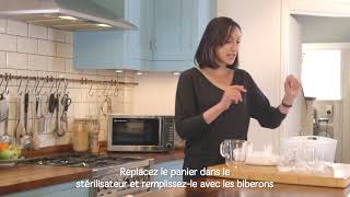 Stérilisateur microondes Tommee Tippee Berceau magique [upl. by Minnie]