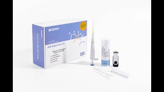 Bioeasy Aflatoxin M1 Quantitative Rapid Test for Milk 15150 ppt  YRM1004D2 [upl. by Pardner479]