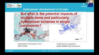 Cumulative Impact Assessment  Ian Cowx UHULL hydrofish2021 [upl. by Illoh]