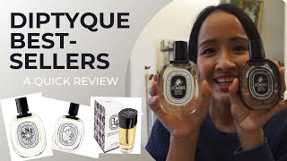 DIPTYQUE BESTSELLERS 🏆✨ A QUICK REVIEW amp GUIDE [upl. by Bunting]