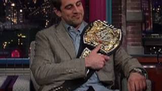 Super Bowl MVP Aaron Rodgers receives the WWE Championship [upl. by Lawan]