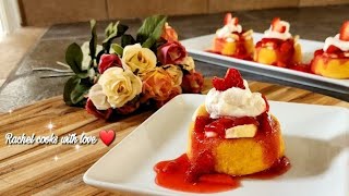 Strawberry and Banana Shortcakes  NO BAKING  Beautiful ❤️ [upl. by Rome551]