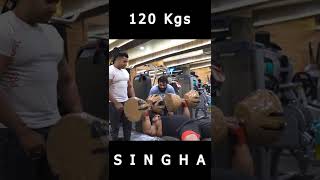 120 Kg Dumbbell Press For 7 Reps Naturally 💪🏻❤️ [upl. by Sawtelle]