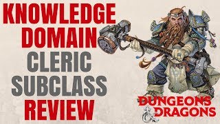 Cleric Knowledge Domain  DampD 5e Subclass Series [upl. by Marlie299]