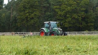 Mit dem Krone HEUWENDER in der ZWISCHENFRUCHT  Fendt 720 Vario  Krone [upl. by Ecnadnac116]