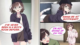 Manga Dub I unknowingly let a super star into my room and she keeps trying to be my girlfriend [upl. by Staw716]