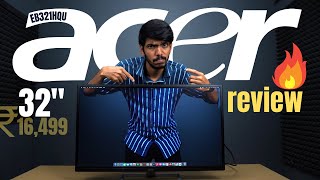 Acer 32 Inch Monitor EB321HQ Review  Best Acer 2K Monitor  Hindi [upl. by Siurad366]