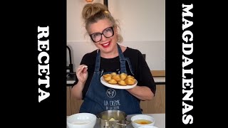 RECETA MAGDALENAS DE LA ABUELA 🧁  Sandrine Sánchez La Crème de La Créme [upl. by Almita]