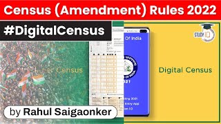 MHA changes census rules to include self enumeration Know facts about census  UPSC [upl. by Snashall]