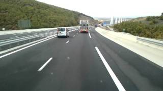 Stobart truckin over the Millau bridge [upl. by Fast]