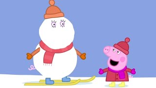 Peppa Pig Português Brasil  A MONTANHA NEVADA 🎄1 HORA  Natal 🎄  HD  Desenhos Animados [upl. by Cris]