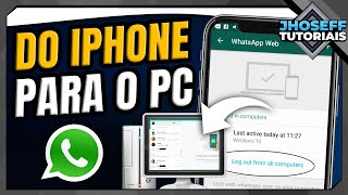 Como USAR O WHATSAPP no PC pelo IPHONE  ATUALIZADO [upl. by Maxentia]