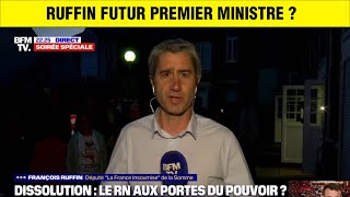 RUFFIN FUTUR PREMIER MINISTRE  IL SEXPLIQUE SUR BFM [upl. by Gierk]