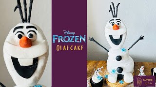 Step by Step Olaf Cake [upl. by Tteltrab]