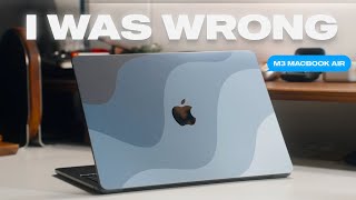 Why the M3 MacBook Air is PERFECT [upl. by Crescantia]