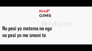 GIMS  NaiF ParolesLyrics [upl. by Lachlan592]