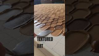 🤎 Satisfying Textured Art 🎨 DIY  shorts texturedart [upl. by Svoboda]