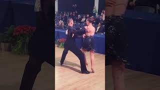 La cha cha❄️☃️Dani amp Konner☃️❄️ballroomdance dance wdsfdancesport latindance shortsfeed shorts [upl. by Oynotna]