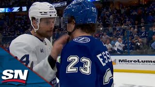 Maple Leafs And Lightning Exchange Handshakes Following Torontos Game 6 Victory [upl. by Eeluj]