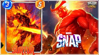 NUEVA CARTA SURTUR ¿MERECE LA PENA  MAZOS 🔴❗ MARVEL SNAP [upl. by Hadik288]