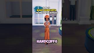 how to get HANDCUFFS on DRESS TO IMPRESS 🚨 dresstoimpress roblox dti dresstoimpressroblox [upl. by Doria351]