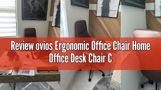 Review ovios Ergonomic Office Chair Home Office Desk Chair Computer Chair with Lumbar Support High B [upl. by Ennayar]