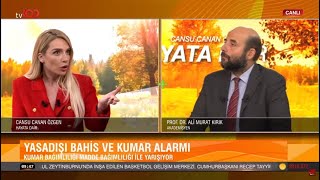 tv100  Prof Dr Ali Murat Kırık  Türkiyede yasa dışı bahis ve kumar gençler arasında yayılıyor [upl. by Eessac723]