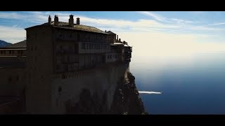 Mount Athos  Simonos Petra Monastery  Orthodox Chant Kyrie Eleison [upl. by O'Driscoll]