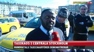 Taxichaufförer protesterar [upl. by Lynnelle695]