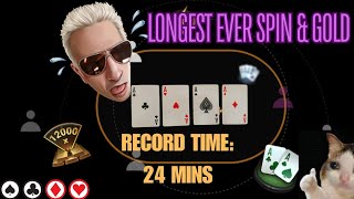 LONGEST Spin amp Gold session ever on GG Poker  Ship it🏆  ggpoker [upl. by Kallman]