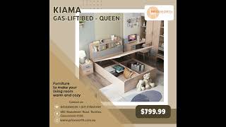 Elevate your sleep and your storage with KIAMA GasLift Bed✨🛏 [upl. by Rothenberg478]