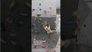 Perfect Heel Hook Overhang V6 at Movement Baker Denver October 2024 [upl. by Fari143]