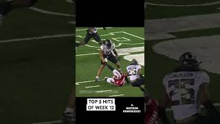 The BEST five hits of college football’s week 12 collegefootball football [upl. by Delastre]