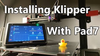 Installing Klipper on my Ender 3 Max Neo with the Pad7 from Bigtreetech [upl. by Enyamart]