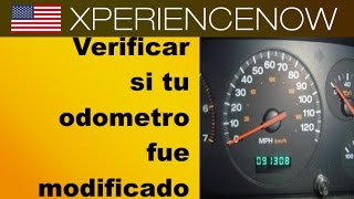 como saber si el odometro de tu auto fue modificado [upl. by Cima]