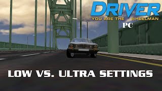 DRIVER 1999 PC  LOW vs ULTRA Settings Newcastle showcase [upl. by Towers]