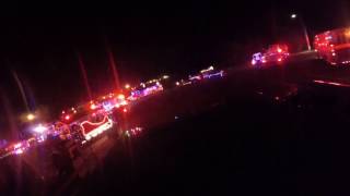 Ronkonkoma Fire Department Parade of Lights at Sachem North Dec 10 2016 [upl. by Dina]