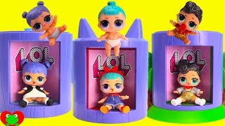 PJ Masks Transforms LOL Surprise Dolls Lil Sisters Finding Heads [upl. by Buhler]