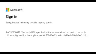 How to fix the reply URL mismatch error in Entra ID  Microsoft Identity Platform [upl. by Attehcram]