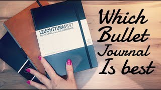 Comparing Bullet Journal notebooks  Leuchtturm lemome amp Scribbles that matter review [upl. by Kerad]