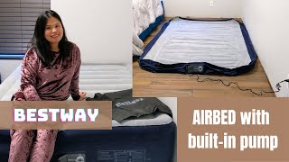 BESTWAY AIRBED WITH BUILTIN PUMP [upl. by Ahilam]